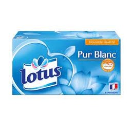 Mouchoir Lotus Pur Blanc